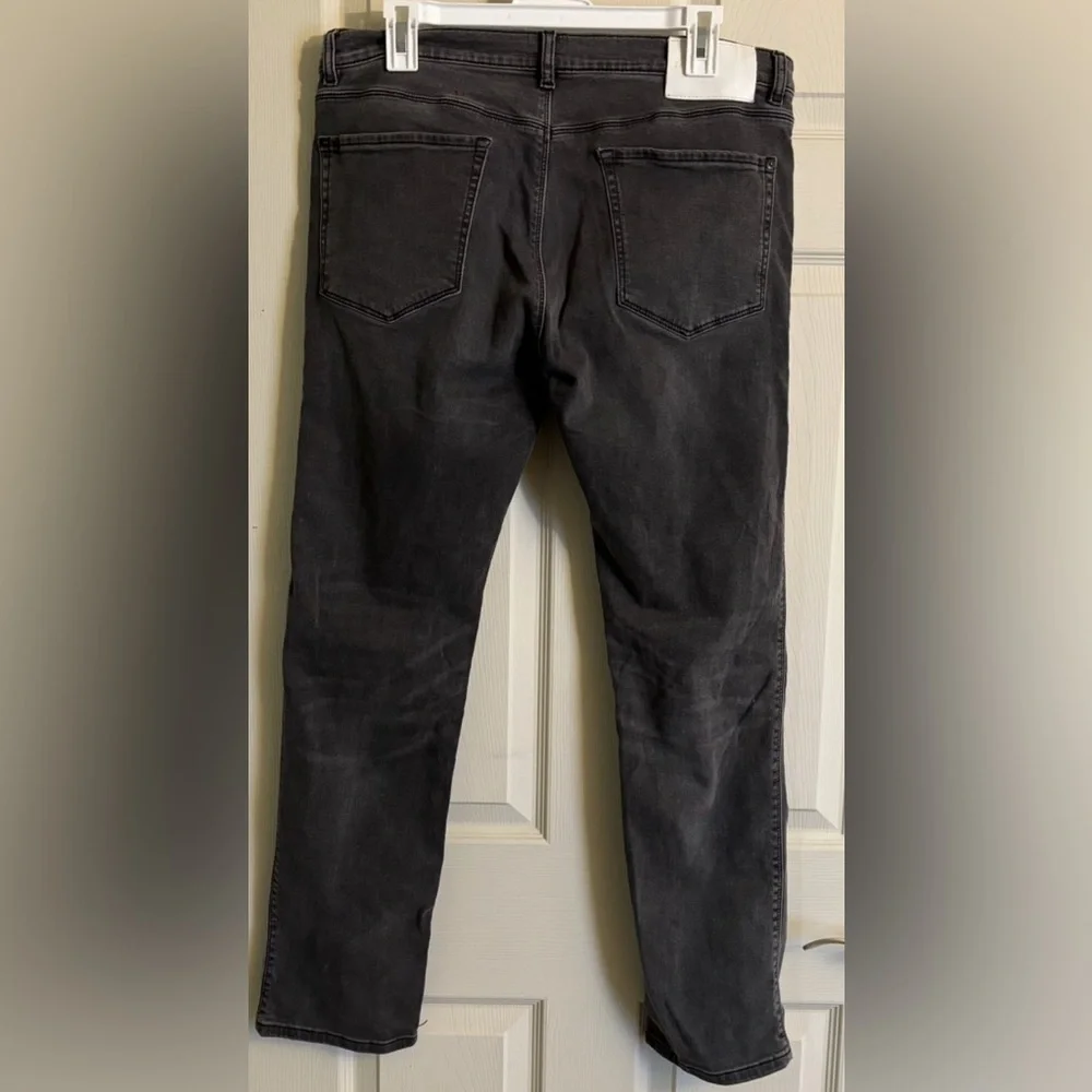 Hugo Boss Charcoal Black Straight Jeans